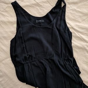Black tank dress with pockets